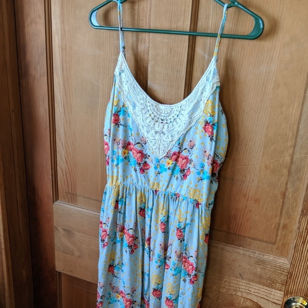 Foral neck dress by Love Fire